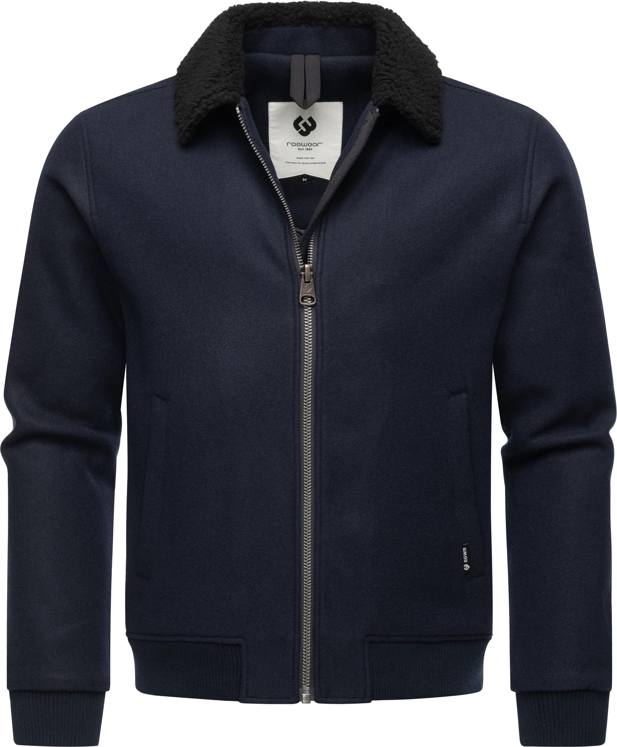 Ragwear Outdoorjacke Sivval Felt lässige Herren Jacke in Woll-Optik mit kus günstig online kaufen