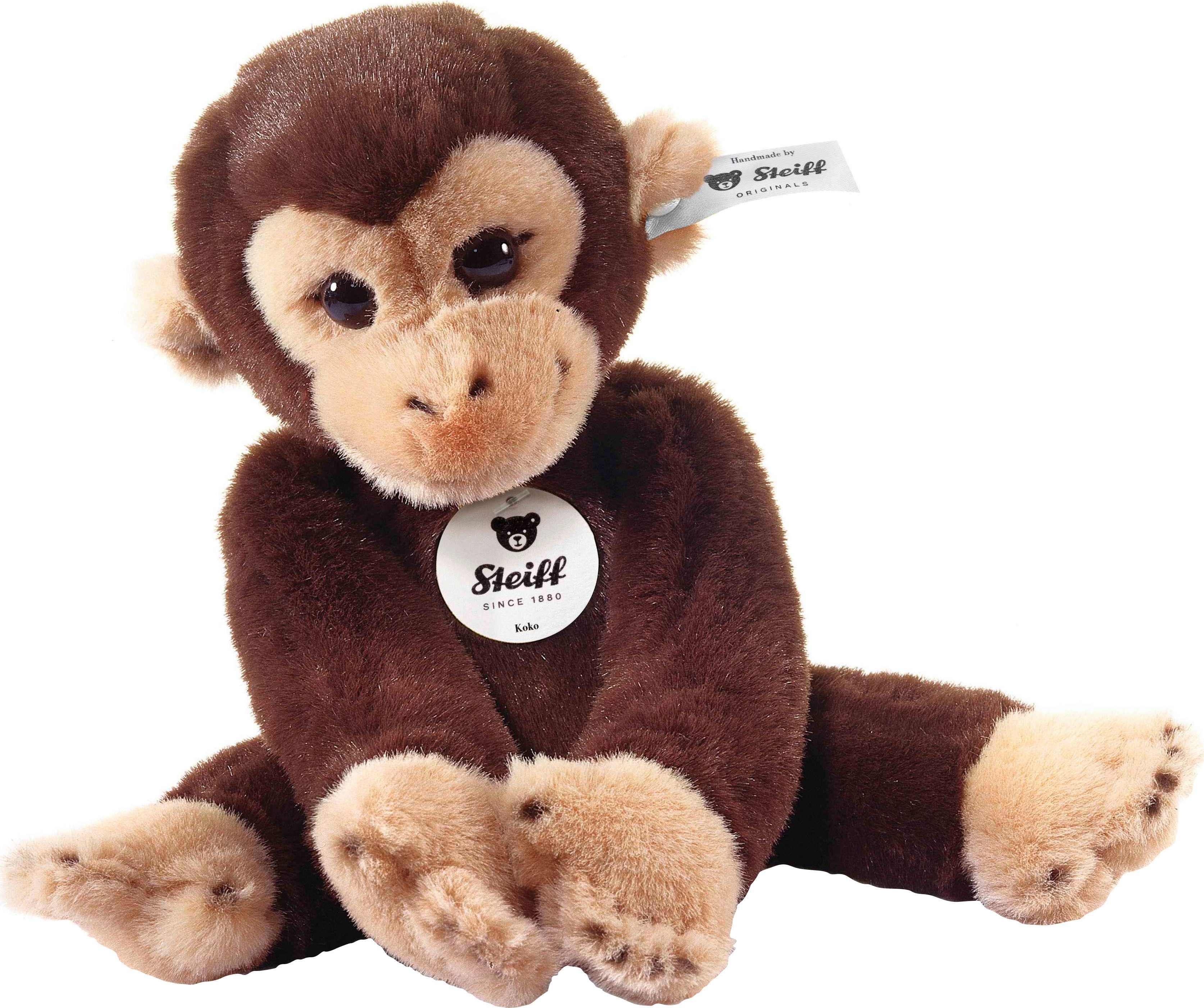 Kuscheltier Koko Affe braun, 25 cm