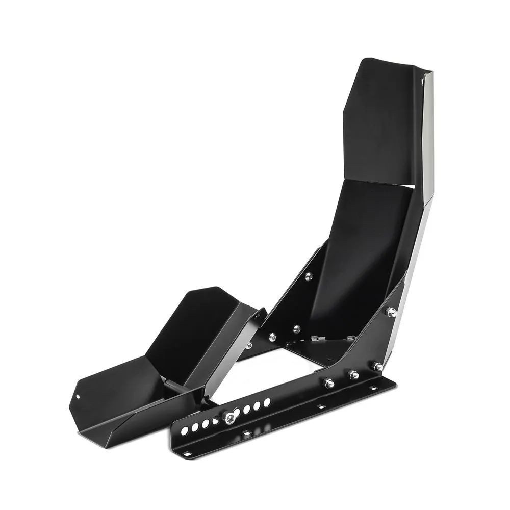 ConStands Motorradheber Easy Transport Fix - Motorrad Wippe Schwarz für Anhänger Vorderrad Tr