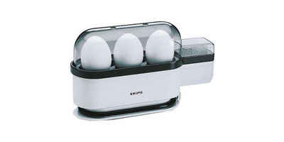 Krups Eierkocher Ovomat Trio F23470, Anzahl Eier: 3 St., 300 W, Kocht bis zu 3 Eier, Wasserdosierer mit integriertem Ei-Pick