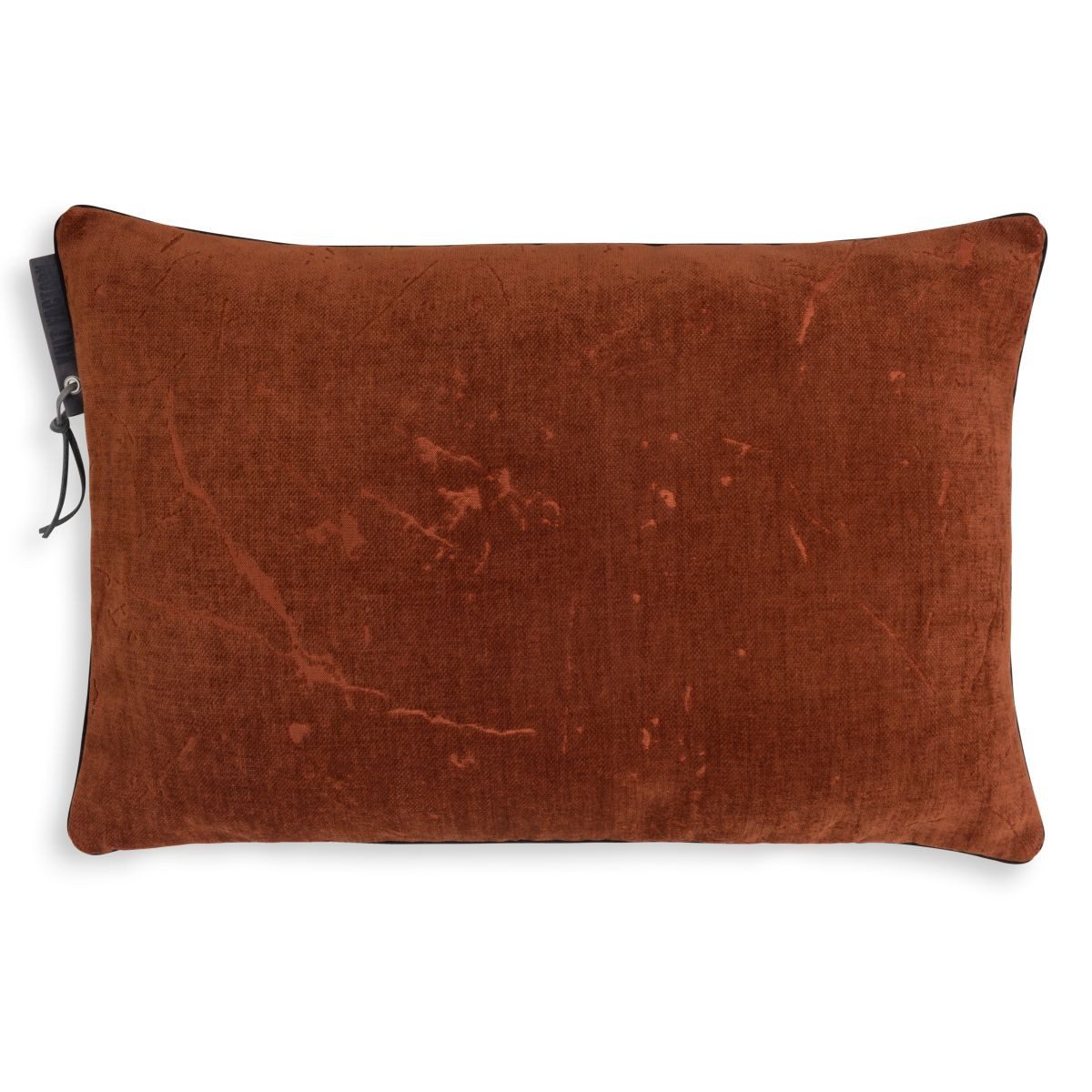 Knit Factory Dekokissen James Kissen 60x40 cm Glatt Rot, Dekokissen Couch kissen Sofa Kissen