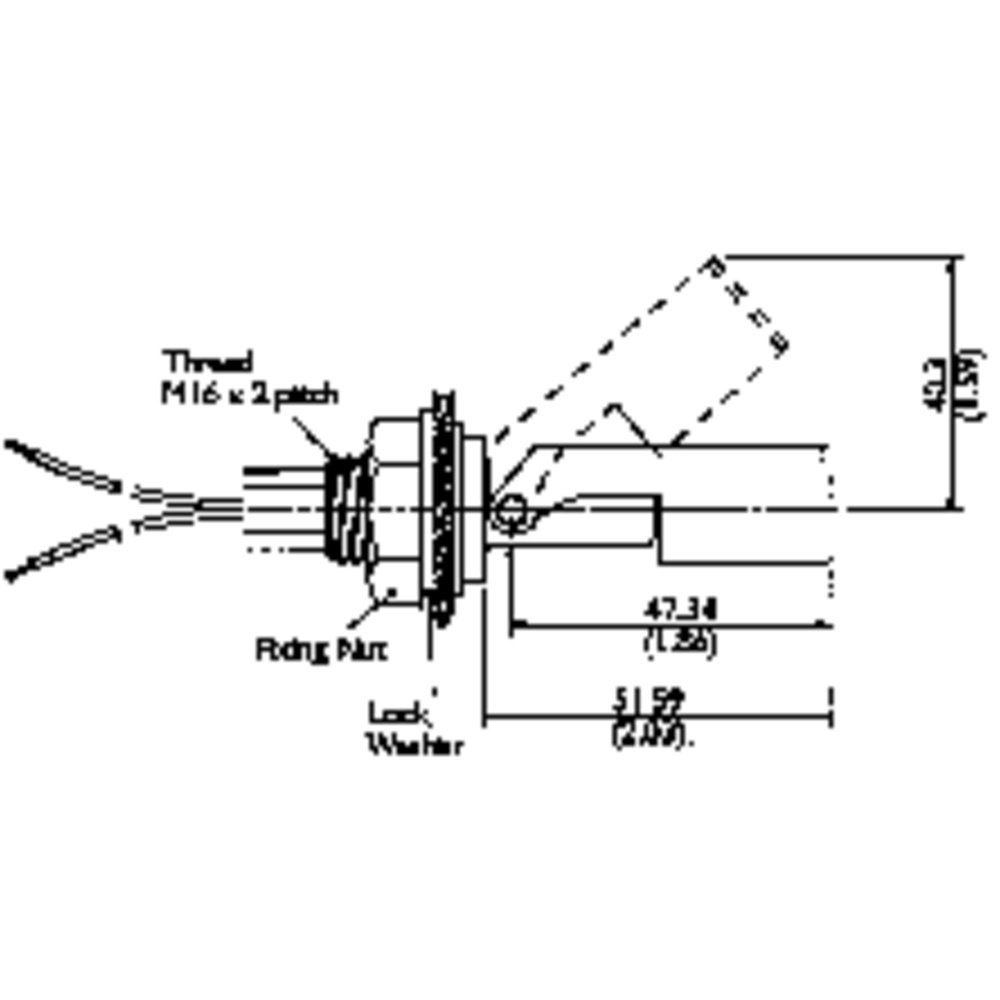 Connectivity Connectivity TE TE LS803-51 Sensor Schwimmschalter V/AC, 250 V/DC 1, Schwimmerschalter 100 (LS803-51)