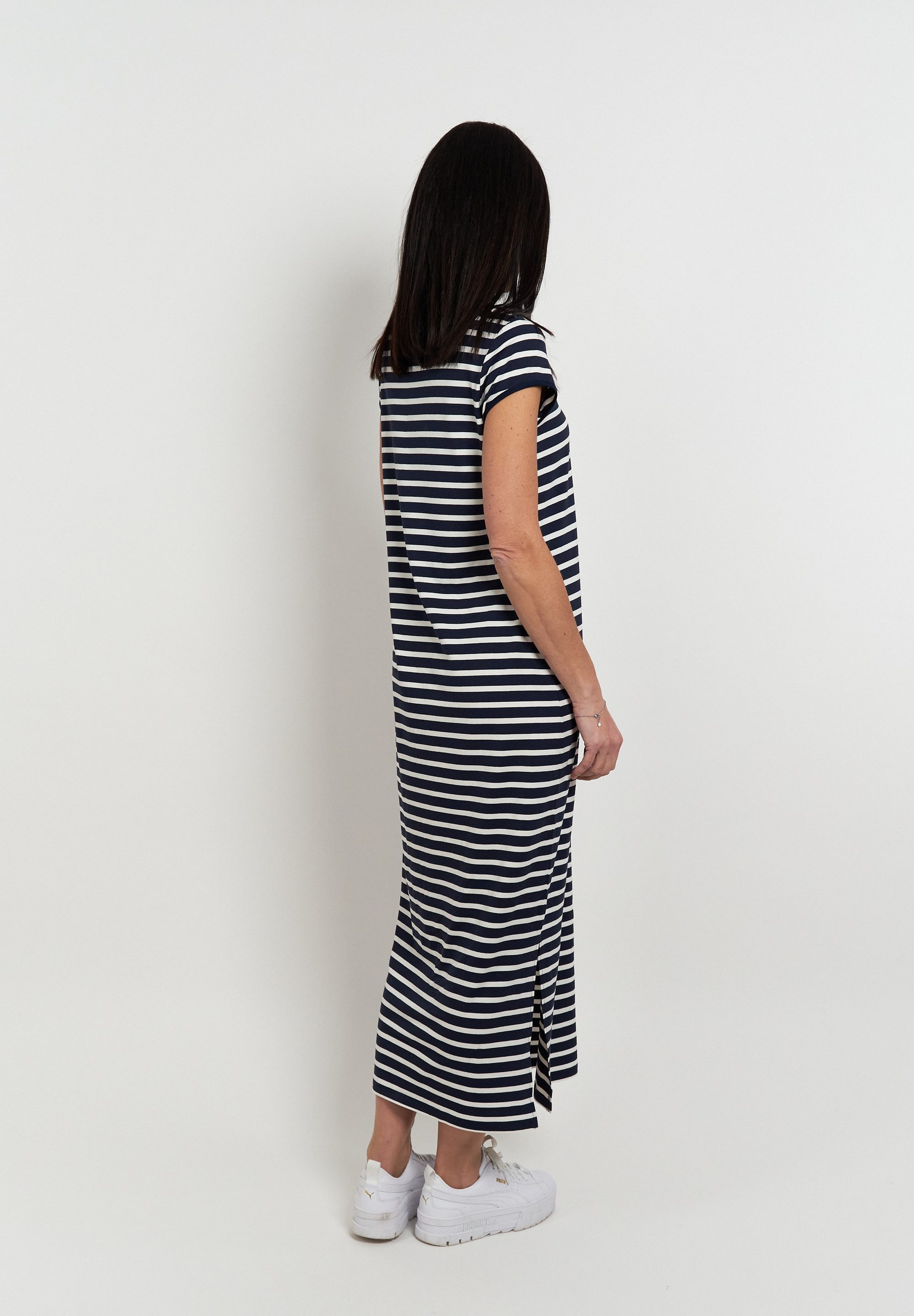 Seidel Moden Sommerkleid lang, mit Streifen-Design, MADE IN GERMANY günstig online kaufen