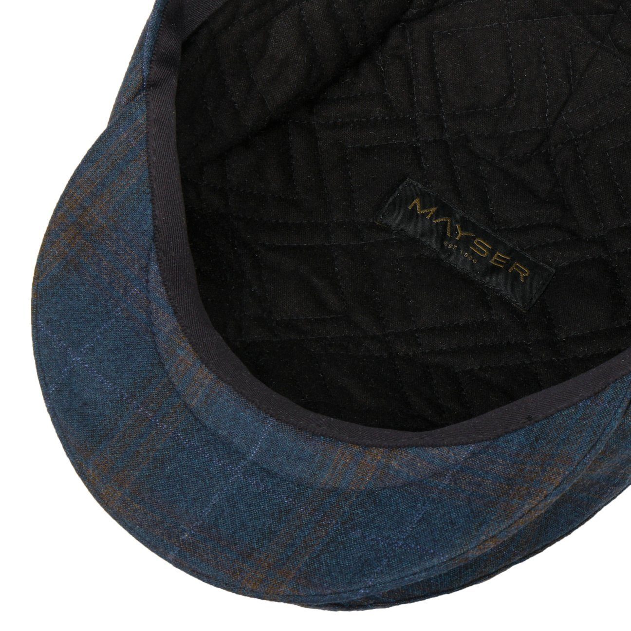 Mayser Flat Cap (1-St) Schirmmütze mit Futter, Made in the EU