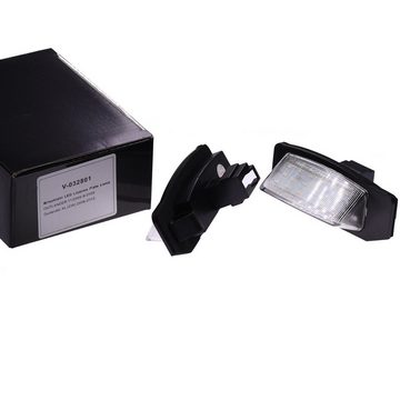 Vinstar KFZ-Ersatzleuchte LED Kennzeichenbeleuchtung E-geprüft für MITSUBISHI, kompatibel mit: MITSUBISHI Lancer Sportback ab 2008
