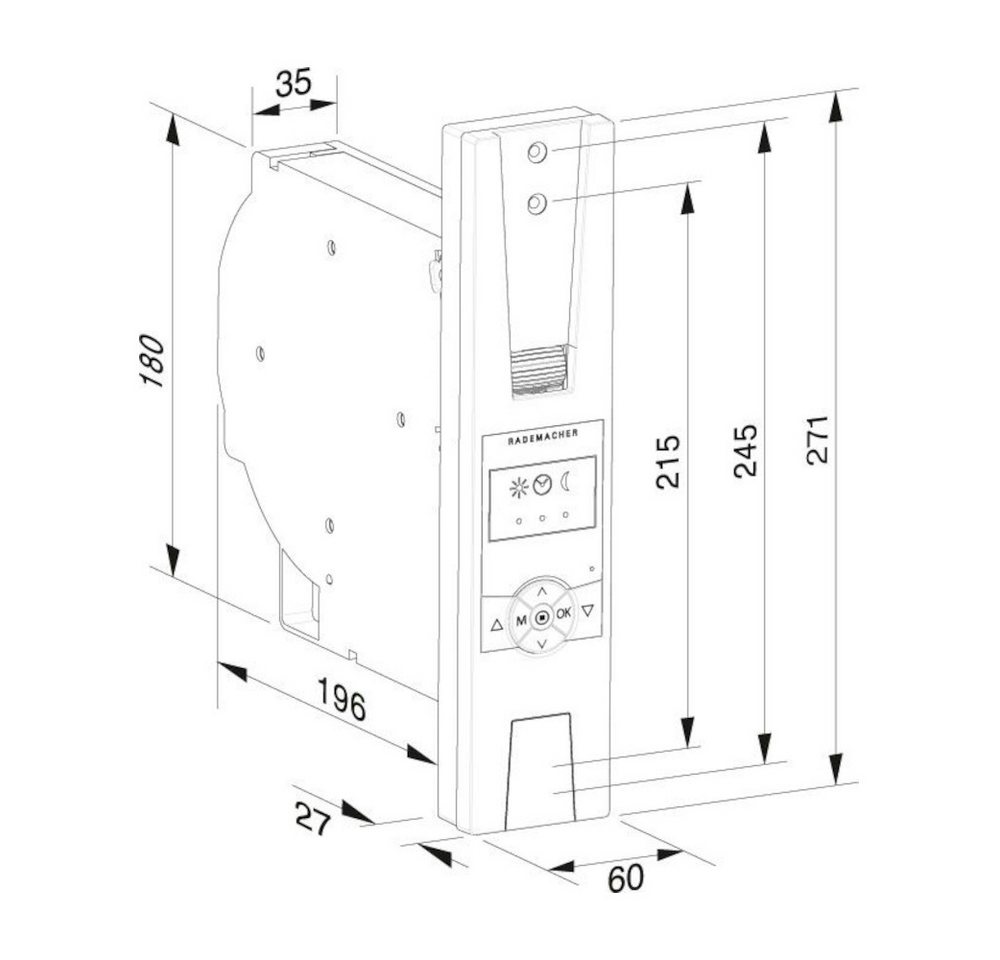 Thumbnail - Rademacher Rollladengurt-Antrieb Rademacher Rollotron Standard Plus 1305 Ultraweiß, 14236019