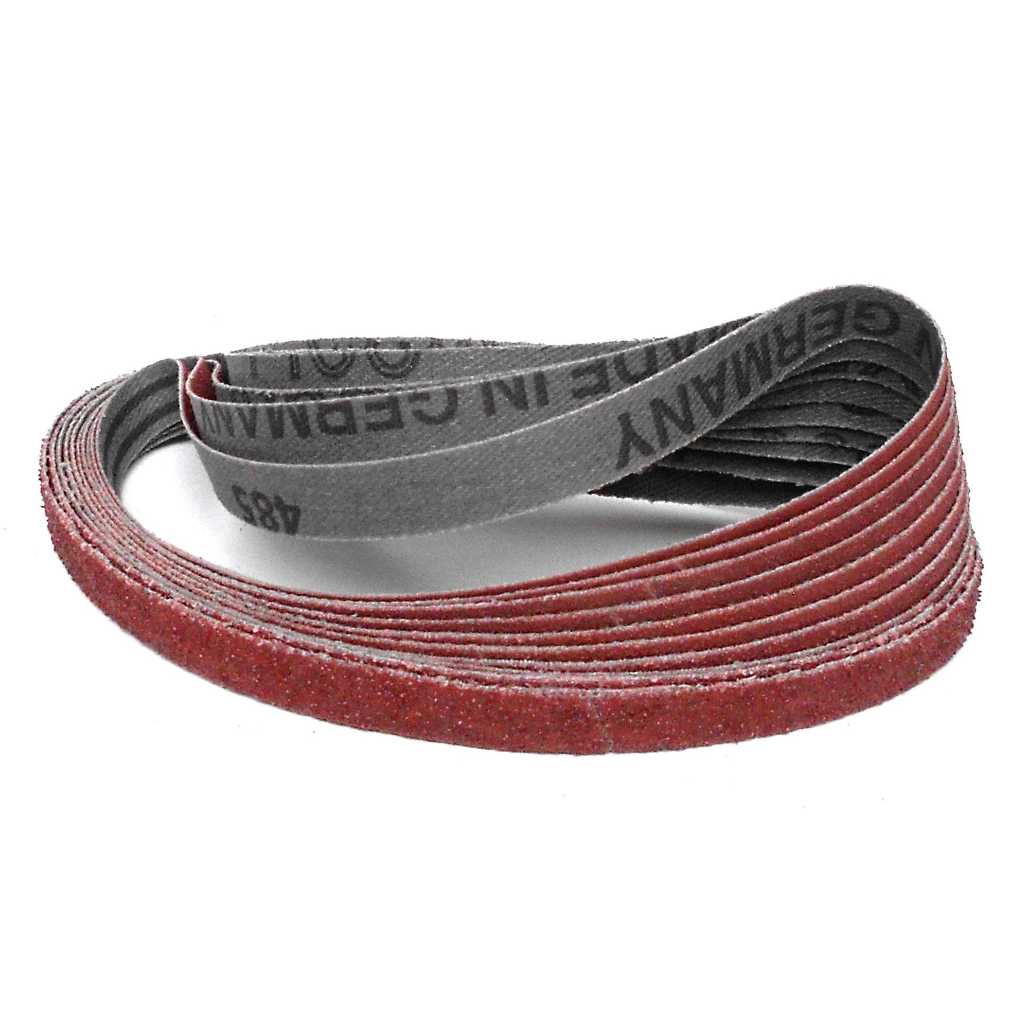 Klingspor Schleifpapier 9-teiliges Premium Set Schleifband CS310XF, 9 x 533 mm, (9 St)