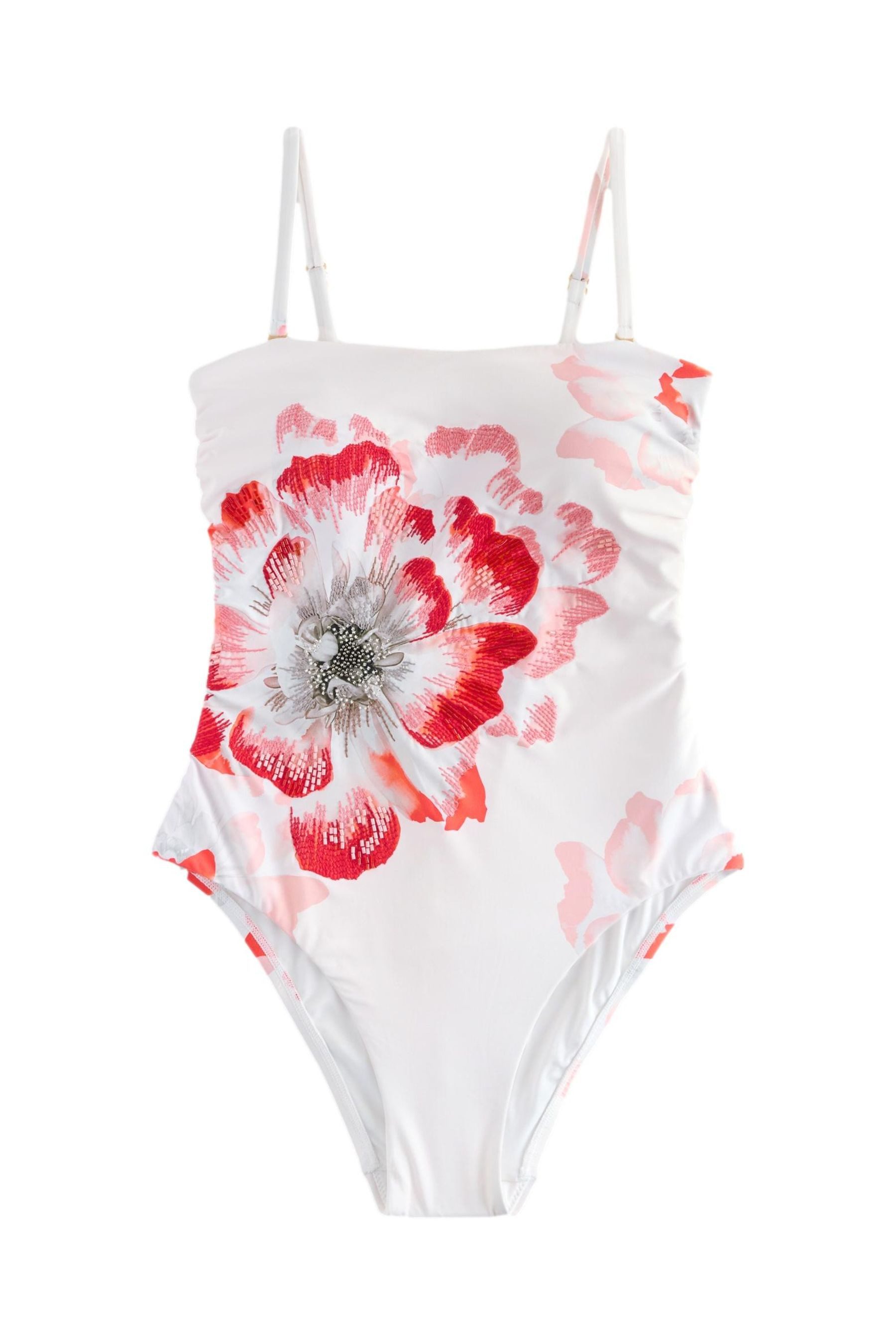 B by Ted Baker Badeanzug B by Ted Baker bauchformender Bandeau-Badeanzug (1-St)