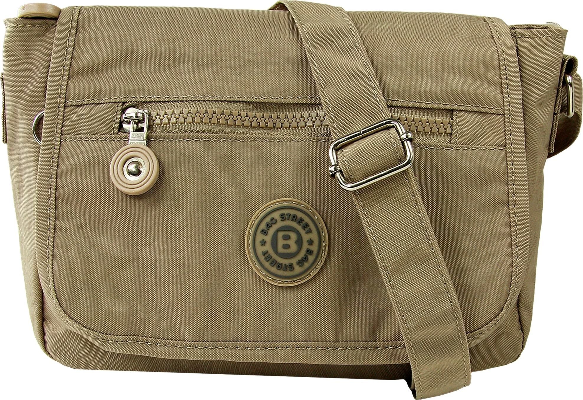 BAG STREET Umhängetasche Bag Street Nylon Umhängetasche stone Damen (Umhäng günstig online kaufen