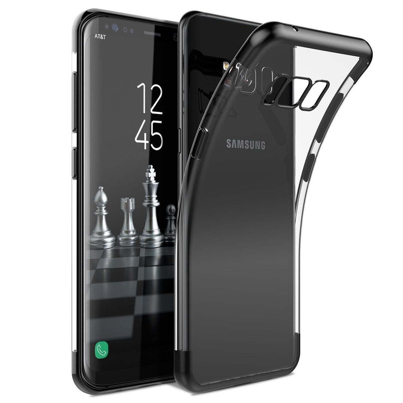 CoolGadget Handyhülle Slim Case Farbrand für Samsung Galaxy S8 Plus 6,2 Zoll, Hülle Silikon Cover für Samsung S8+ Schutzhülle