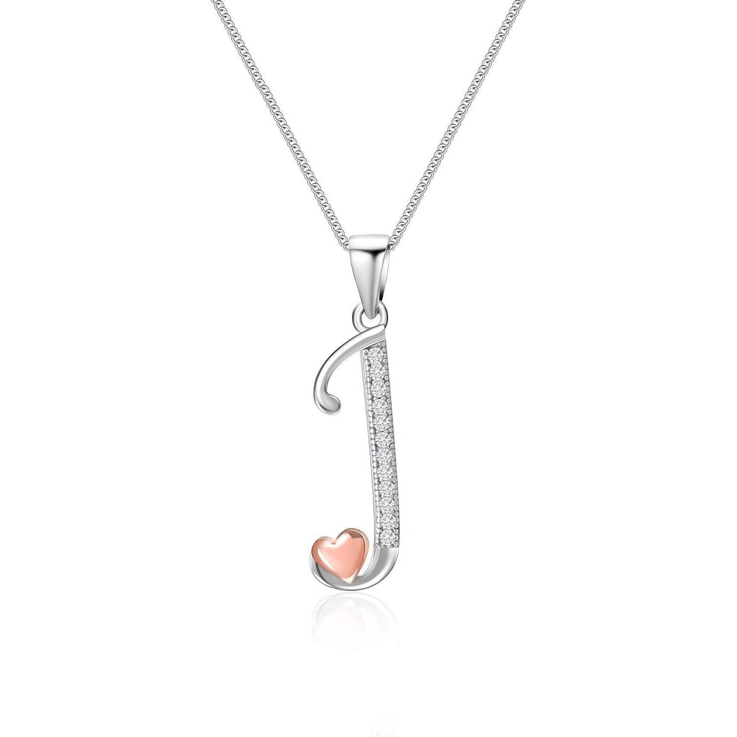 LuxusKollektion Namenskette Initialen-Halskette Silber 925 Mädchen Damen Zirkonia Geschenke Mutter