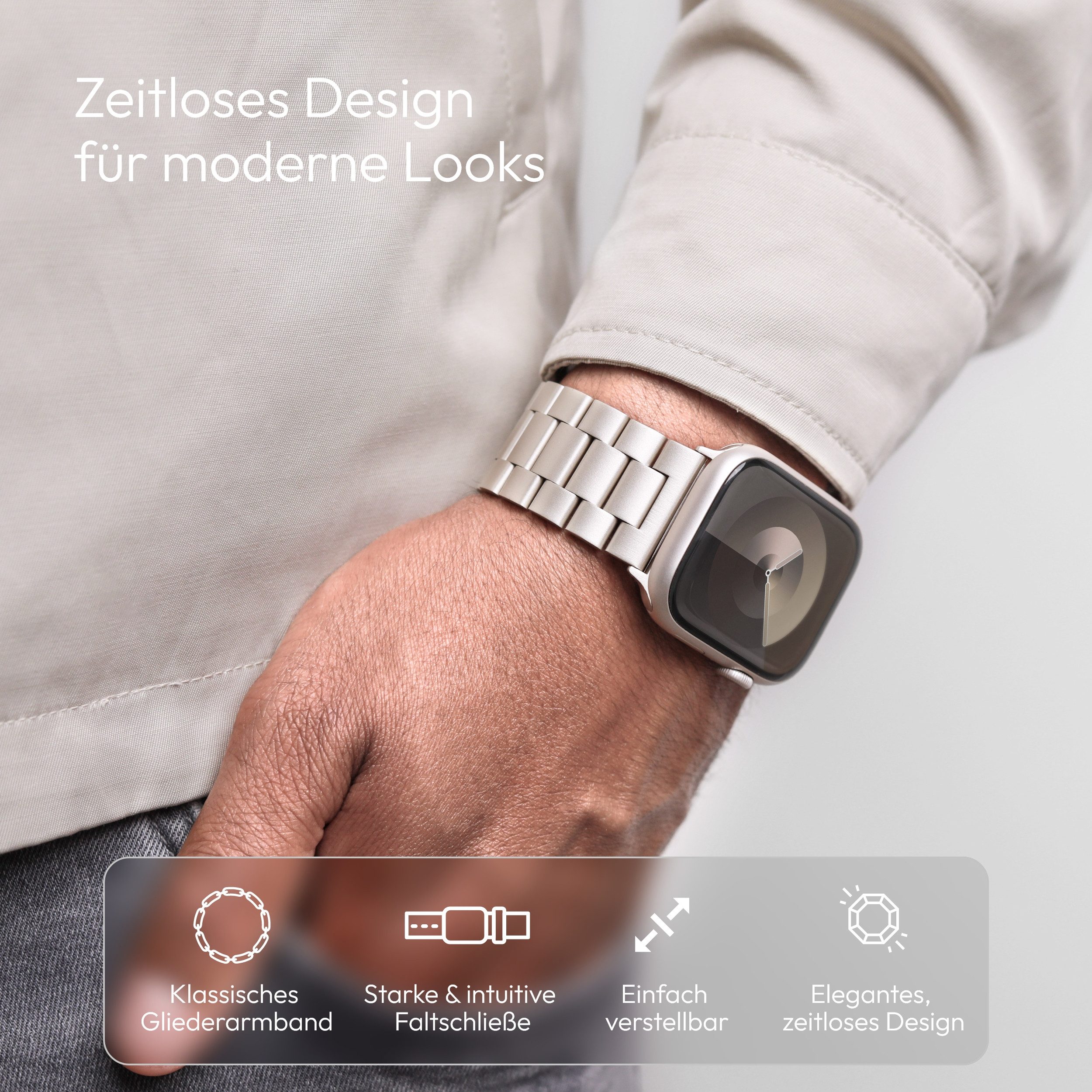 VONMÄHLEN Smartwatch-Armband Link Bracelet 2 günstig online kaufen