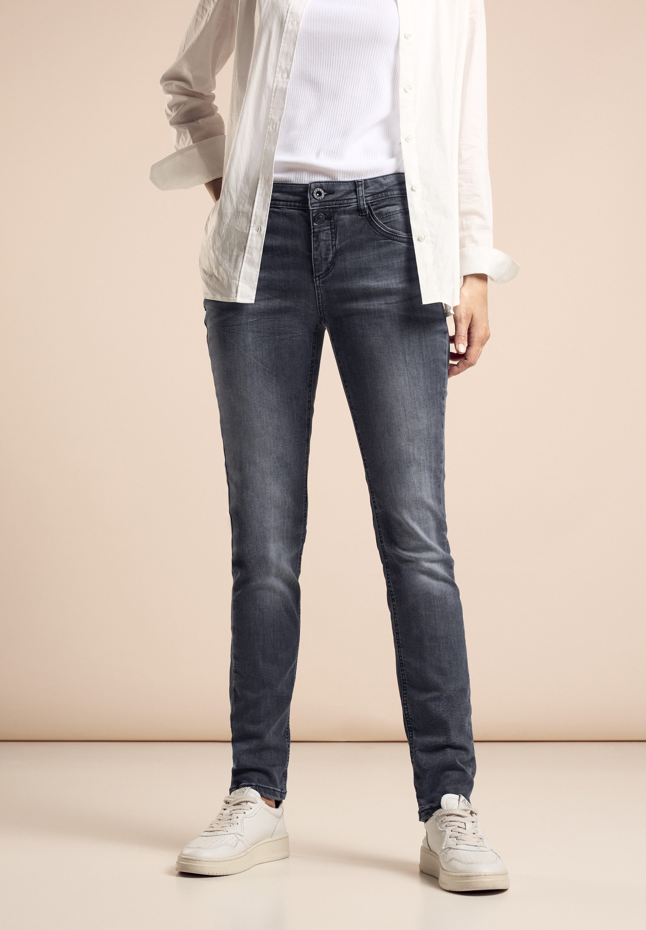 STREET ONE Slim-fit-Jeans Style Jane mit günstig online kaufen