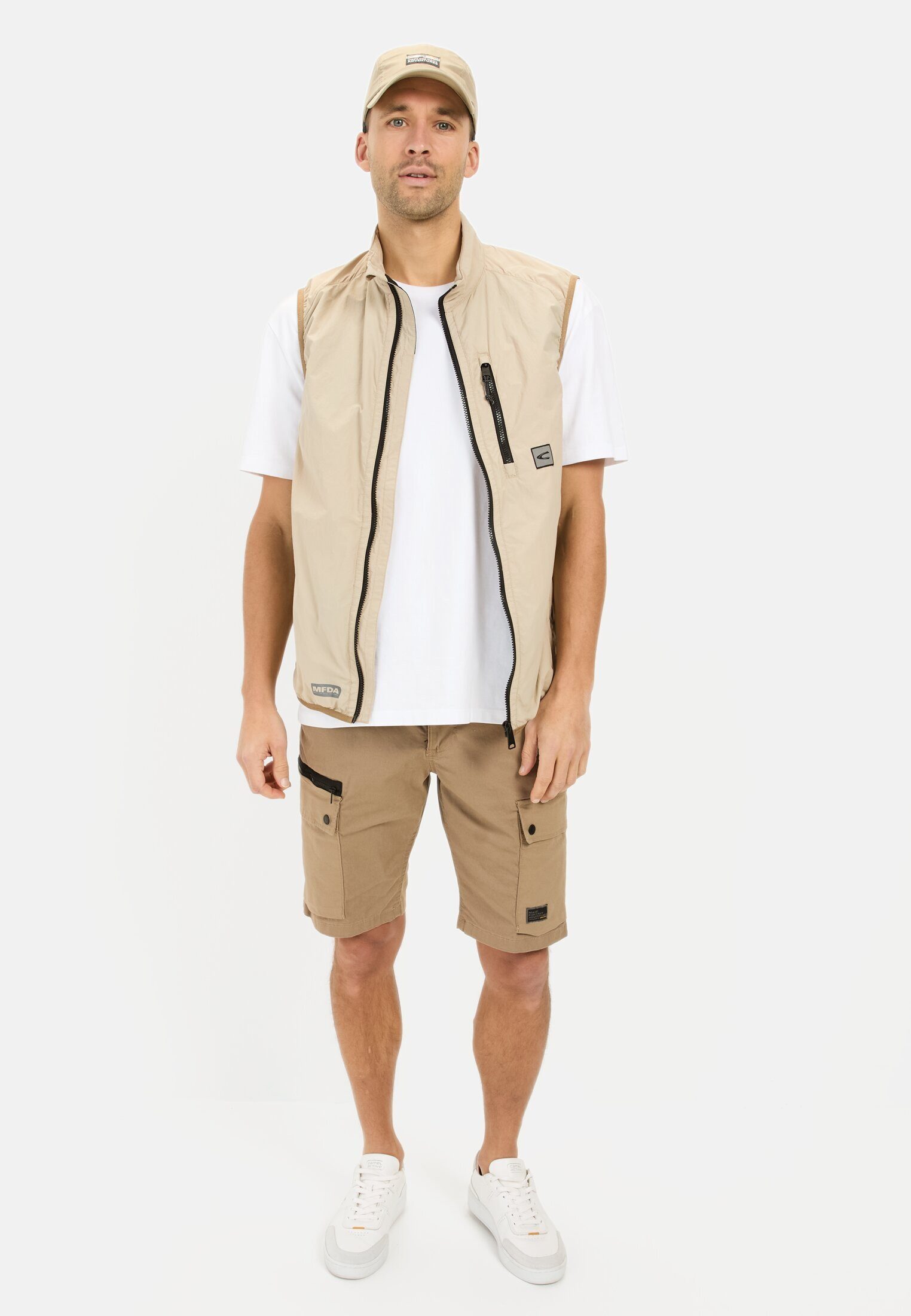 camel active Cargoshorts mit Kordelzug und Stretch