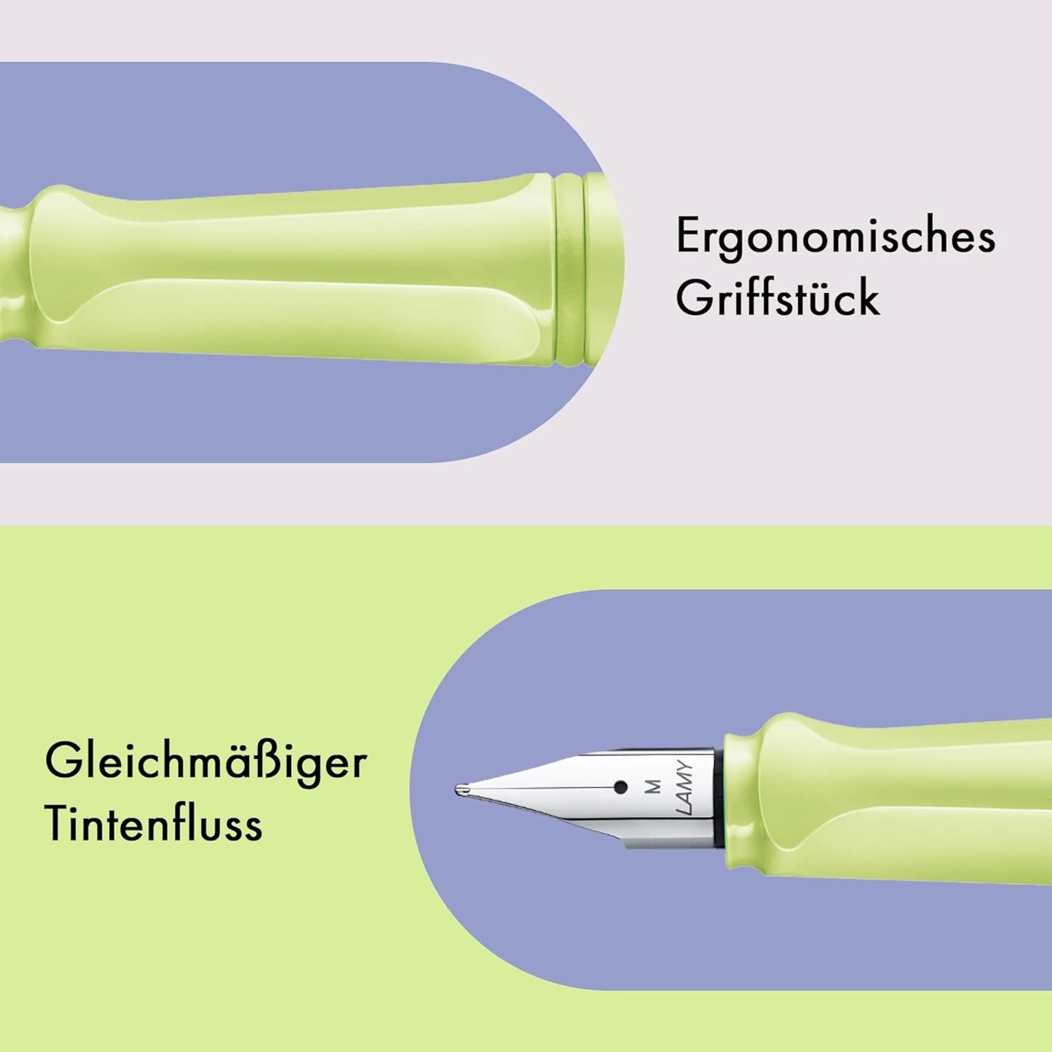 LAMY Füllhalter LAMY Füller Safari 0D0 SPRINGGREEN Frühlingsgrün Stärke M