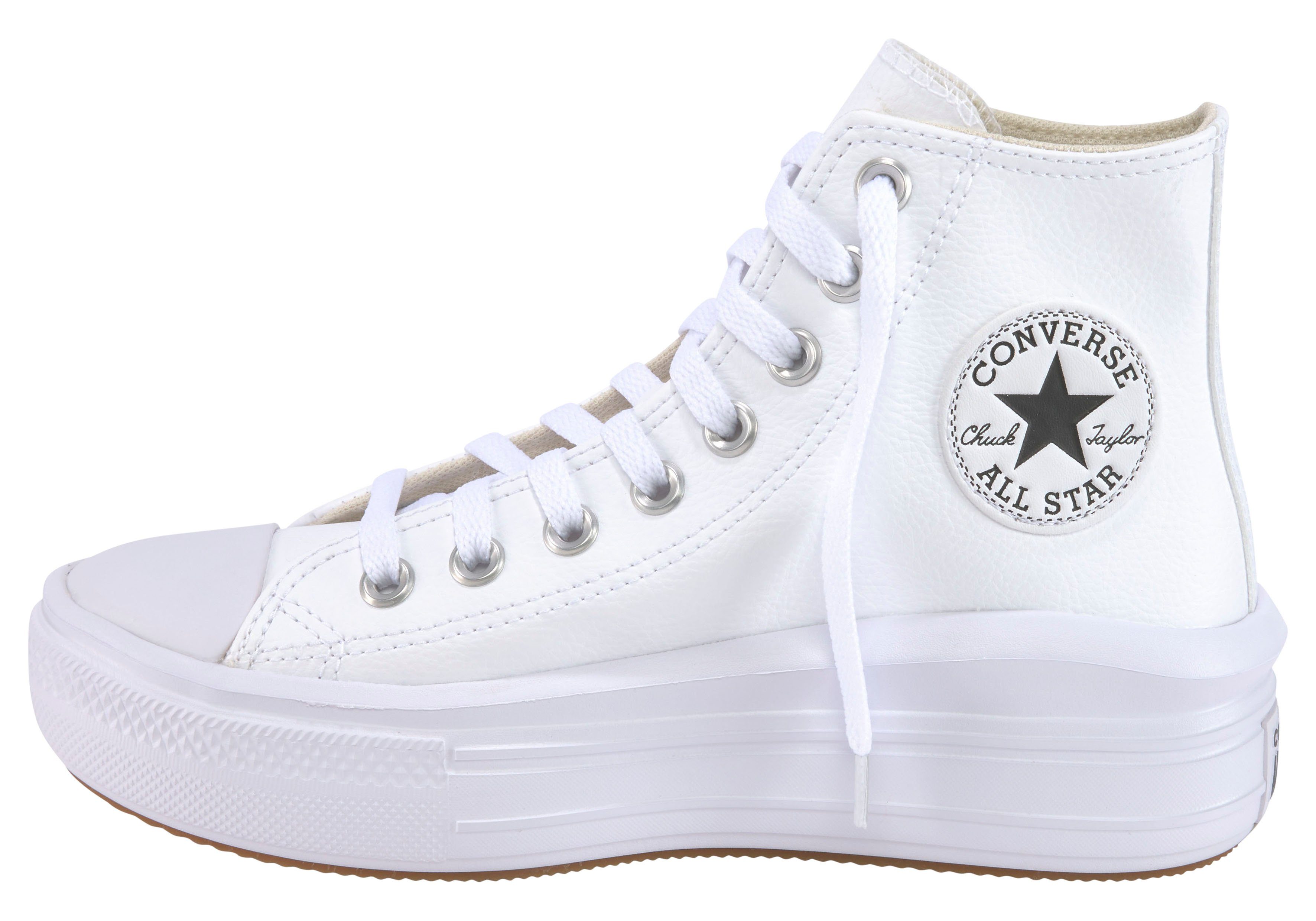 Converse CHUCK TAYLOR ALL STAR MOVE PLATFORM LEATHER Sneaker