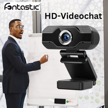 fontastic Webcam 1080P Full HD-Webcam