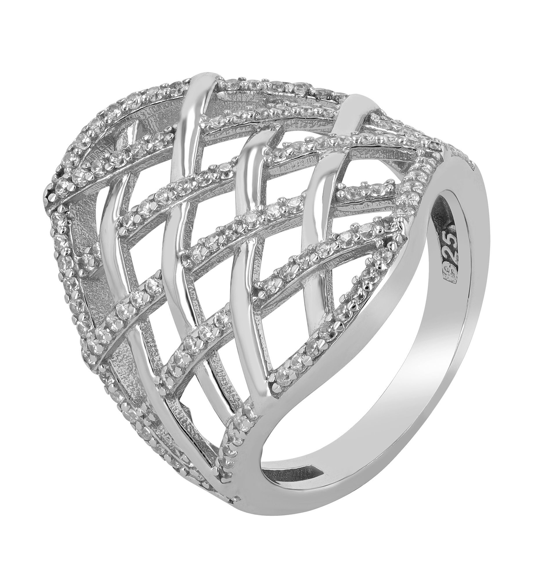 AKZENT Silberring Amrei 925/- Echt Silber günstig online kaufen
