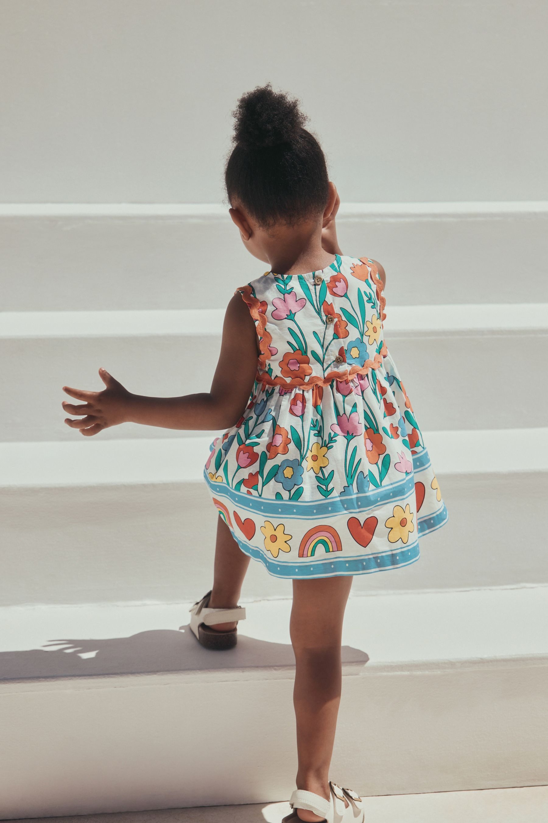 Next Sommerkleid Ric-Rac-Kleid (1-tlg)