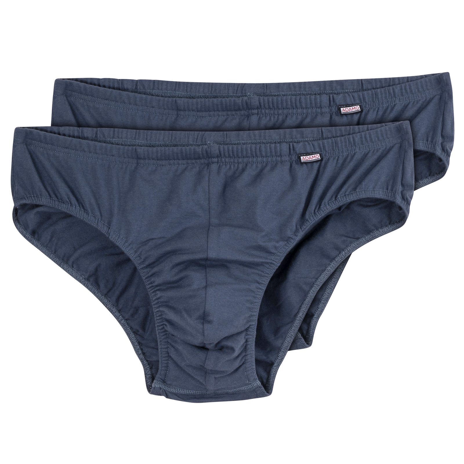 ADAMO Slip Adamo 2er-Pack Rio-Slips denimblau Übergröße (Spar-Pack, 3-St., 3er-Pack)
