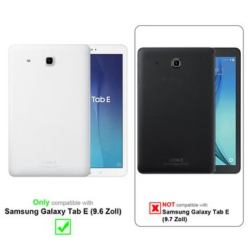 Cadorabo Tablet-Hülle Samsung Galaxy Tab E (9.6 Zoll) Samsung Galaxy Tab E (9.6 Zoll), Klappbare Tablet Schutzhülle - Hülle - Standfunktion - 360 Grad Case