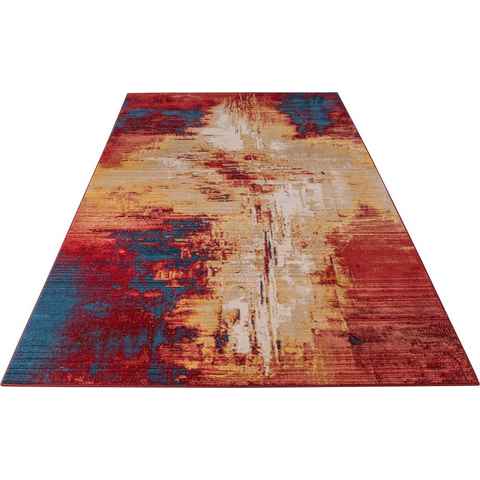 Teppich Joah, Leonique, rechteckig, Höhe: 18 mm, abstraktes Design, weiche Haptik, pflegeleicht
