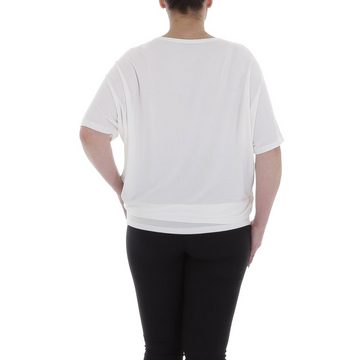Ital-Design T-Shirt Damen Freizeit (85915837) T-Shirt in Weiß