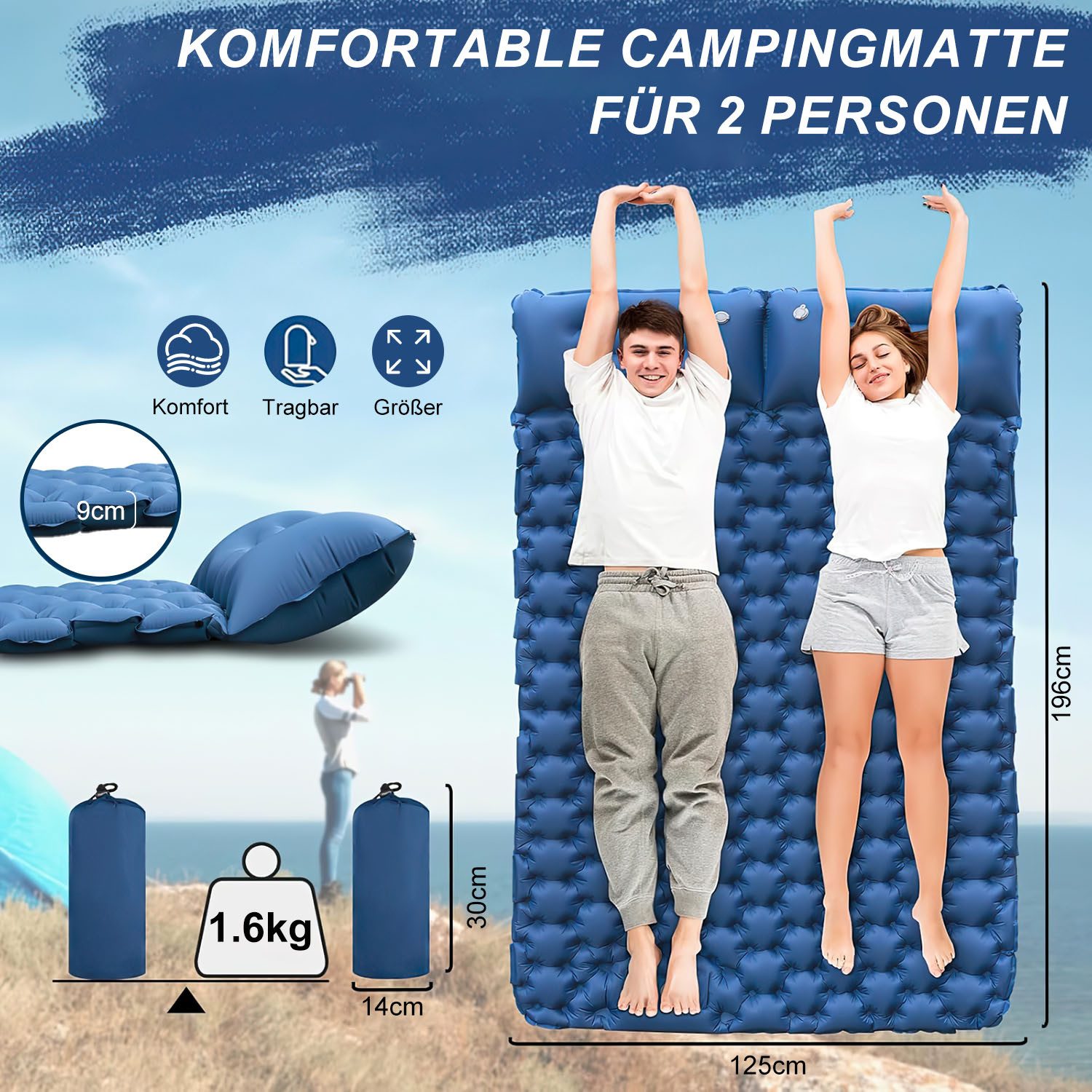 Refined Living Isomatte Isomatte Selbstaufblasend 2 günstig online kaufen