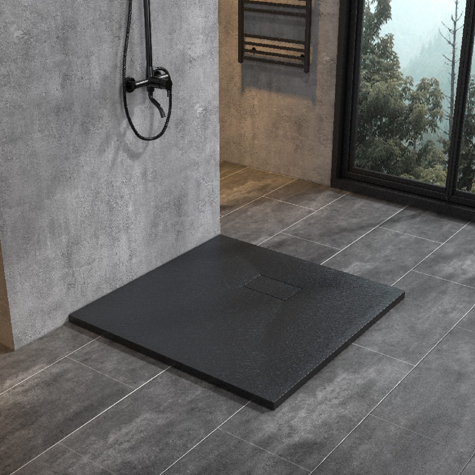 WITEN&NOCK Duschwanne SMC Duschtasse Superflach Rutschfest günstig online kaufen