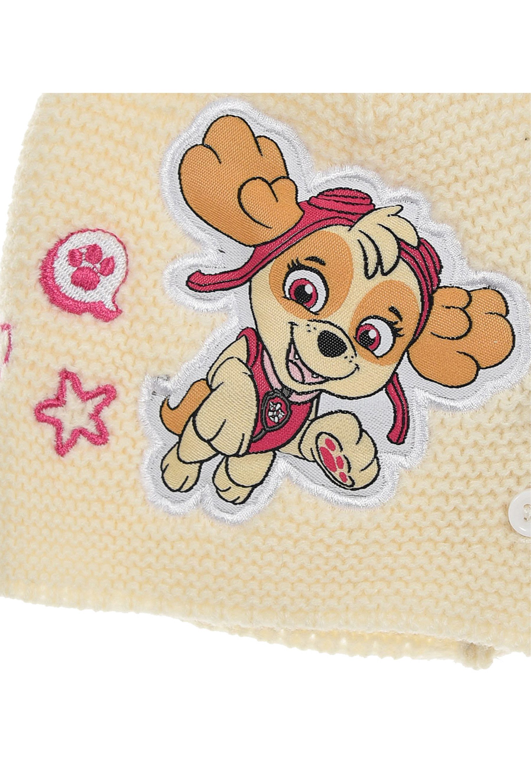 PAW PATROL Beanie Baby Mädchen Winter-Mütze Strick-Mütze