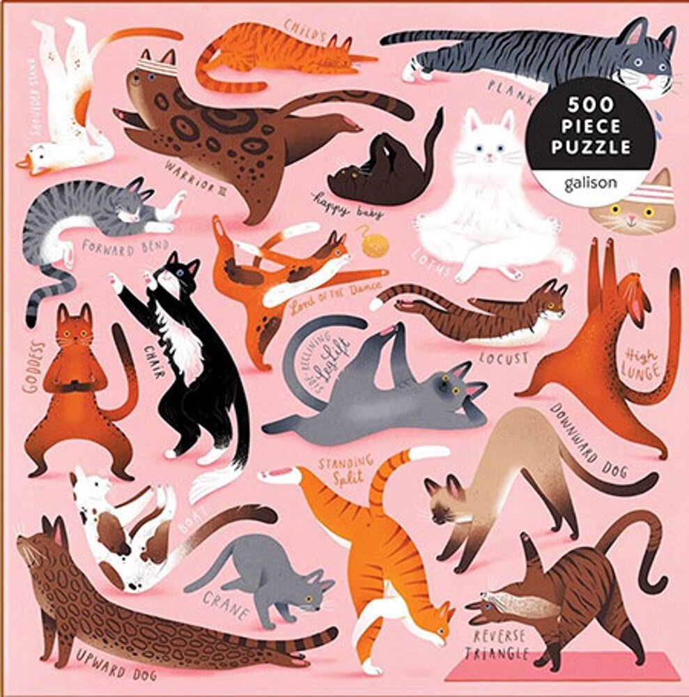 Chronicle Books Puzzle Katzen beim Yoga, günstig online kaufen
