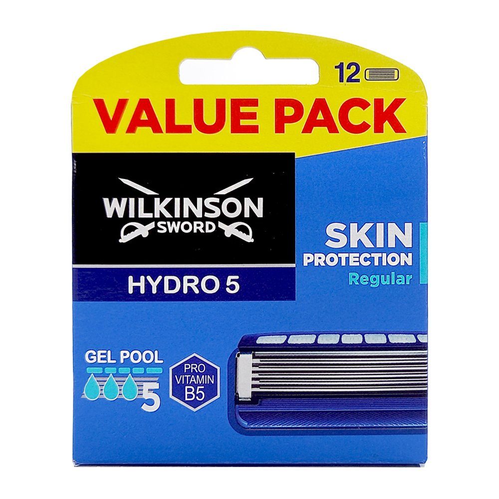 Wilkinson Rasierklingen Wilkinson Hydro 5 Skin Protection Regular Rasierklingen, 12er Pack