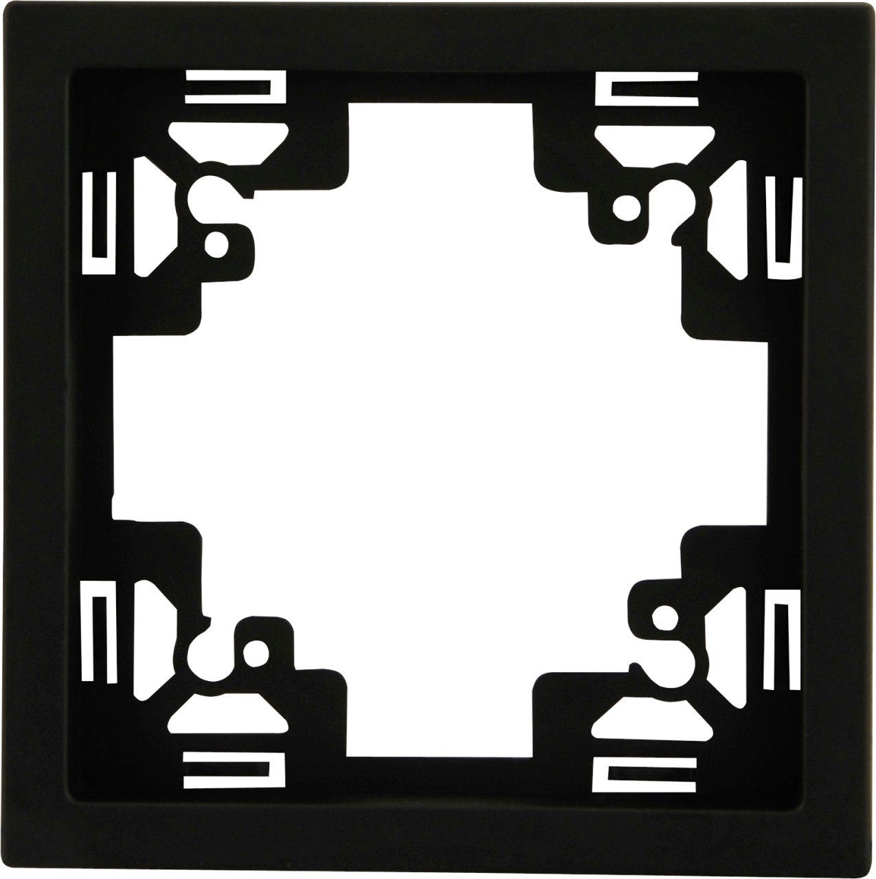 UNITEC Lichtschalter Unitec Abdeckrahmen 1-fach anthrazit, Serie Sao