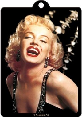 Nostalgic-Art Schlüsselanhänger mit Gravur Edelstahl Schlüsselanhänger Eckig - Marilyn Monroe