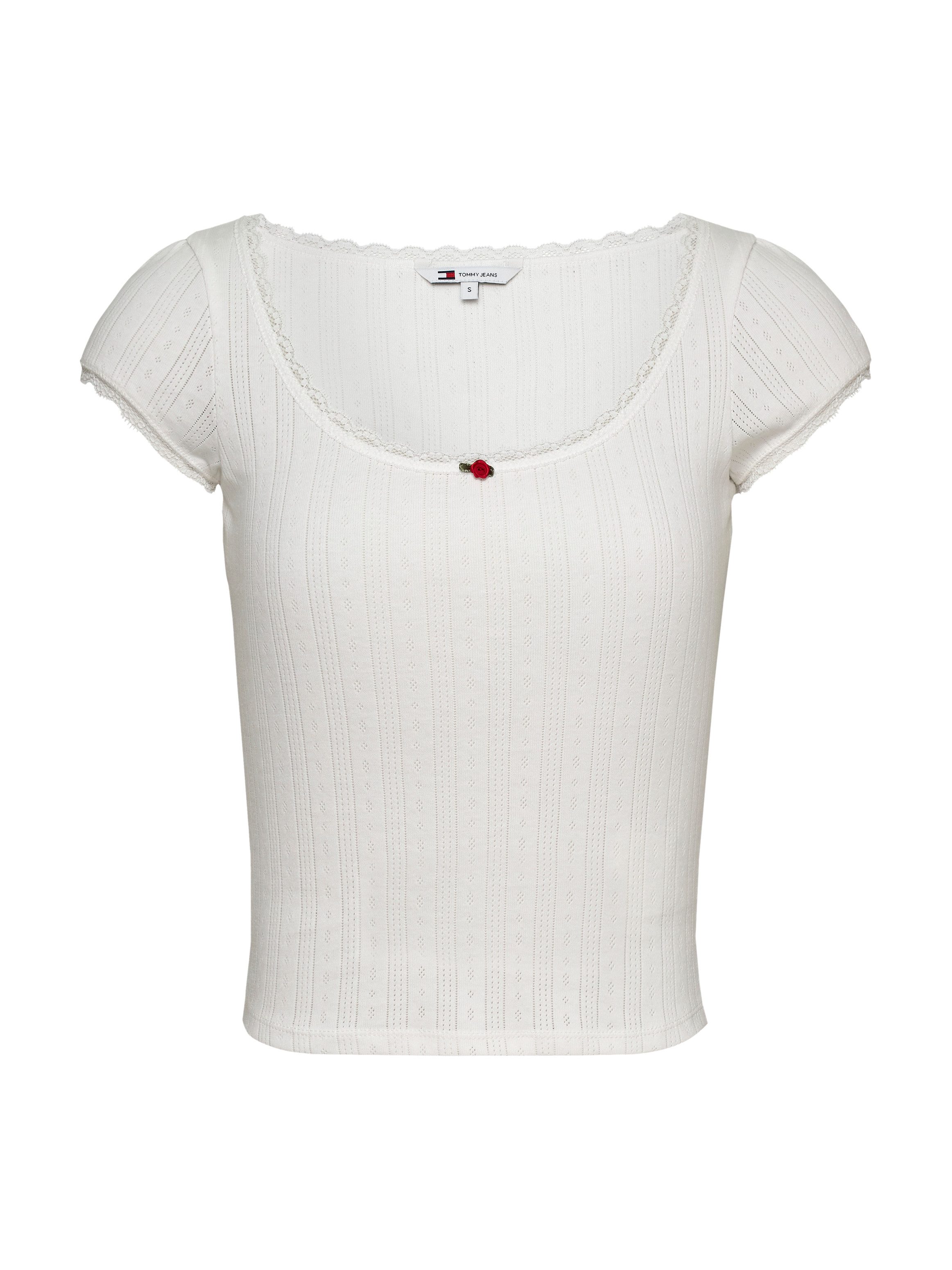 T-Shirt TJW SLIM SH POINTELLE SS TEE EXT