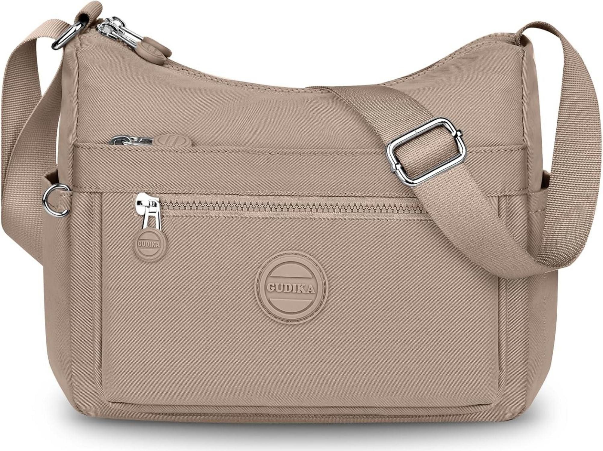Umhängetasche Umhängetasche Damen Mittelgroß Wasserdicht Nylon Crossbody Bag Fächer