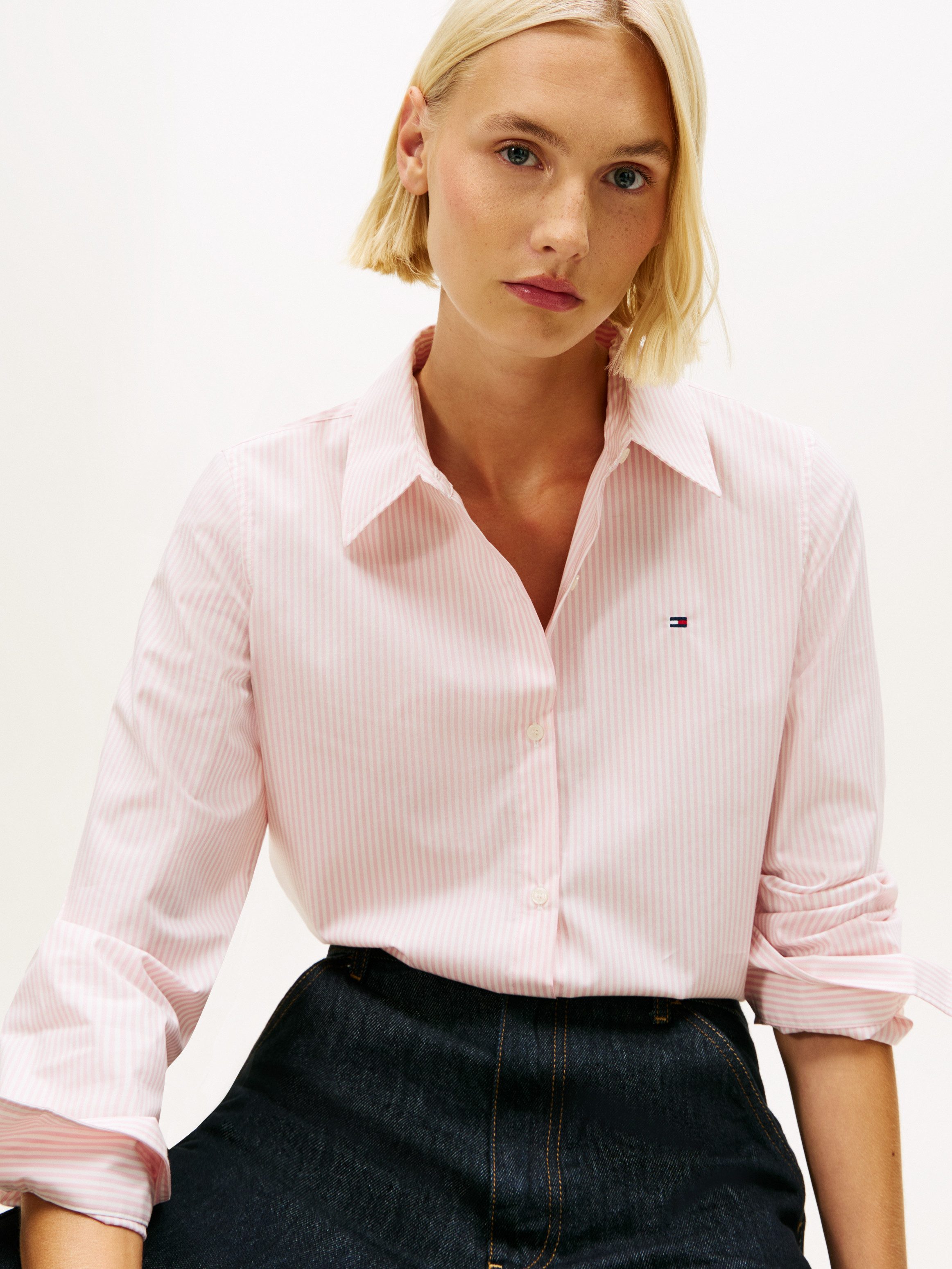 Tommy Hilfiger Shirtbluse ESS POPLIN REGULAR SHIRT günstig online kaufen