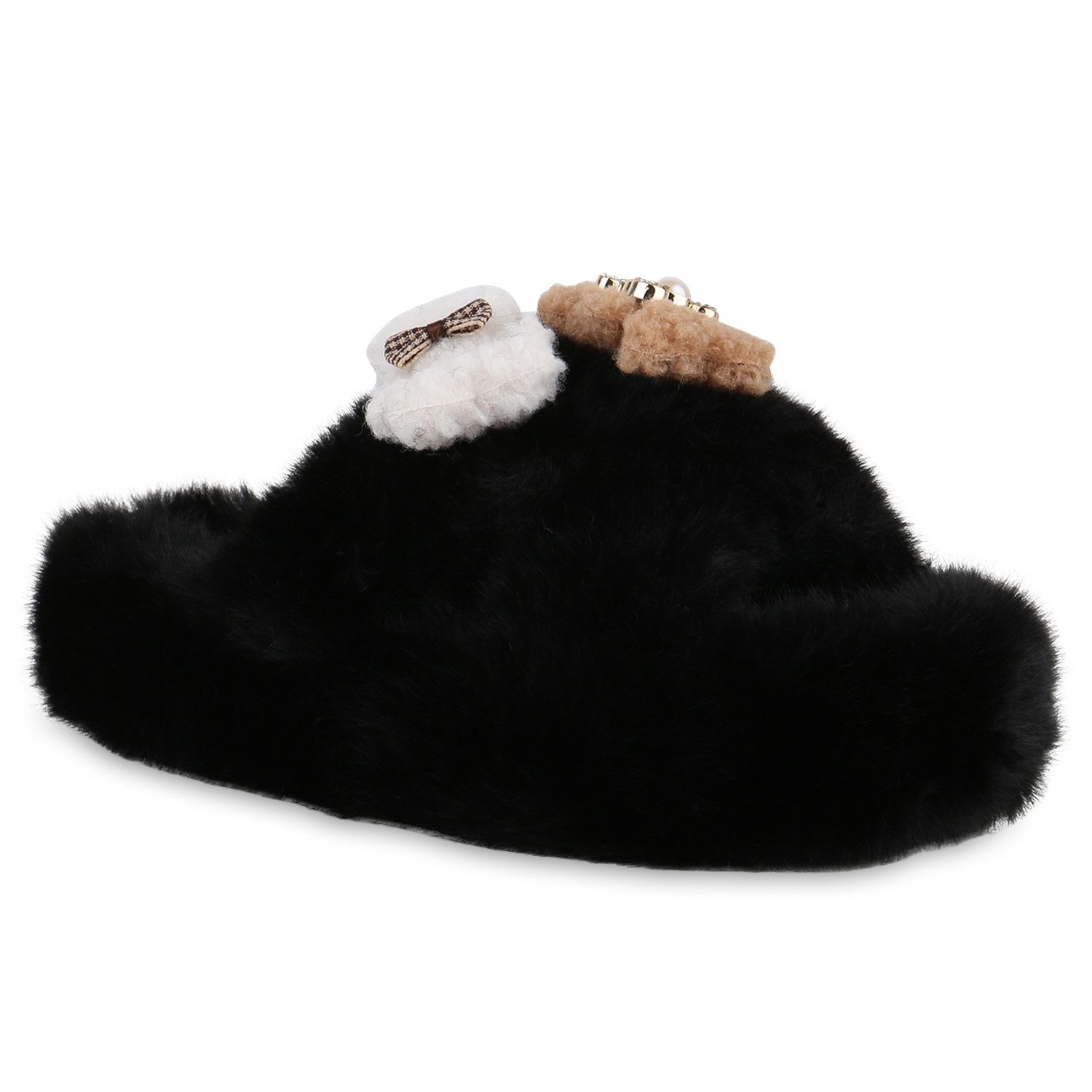 VAN HILL 841417 Pantolette Damen Pantoletten Sandalen Bequeme Hausschuhe Ku günstig online kaufen