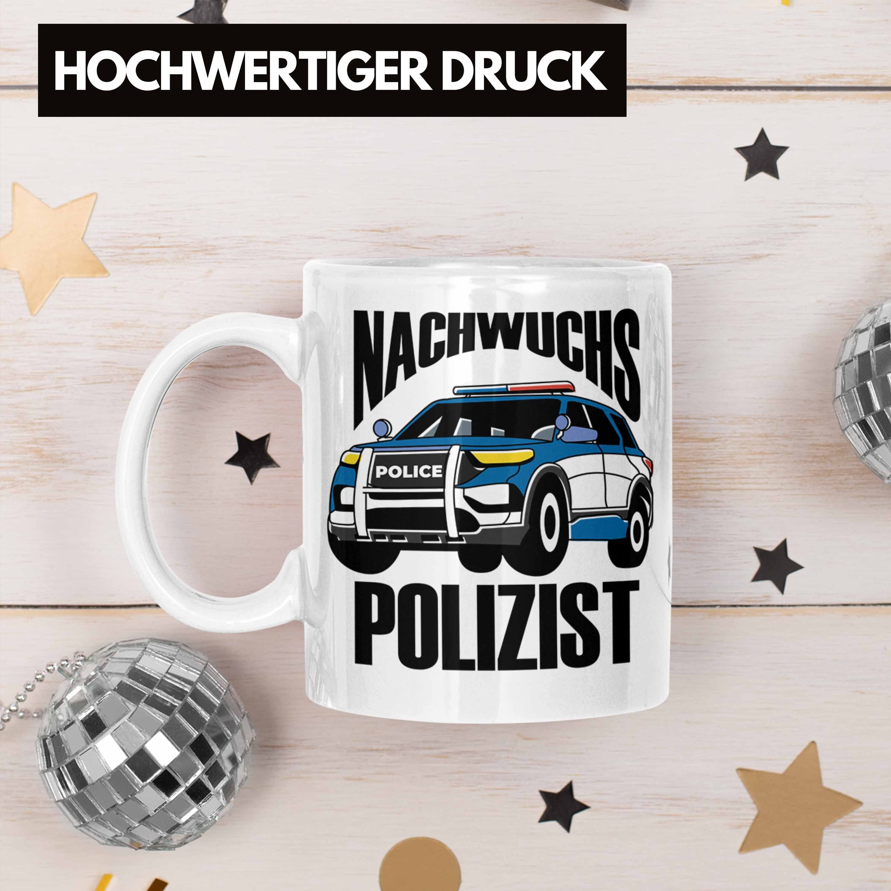 Einschulung Weiss Polizist" Tasse "Nachwuchs für Geschenk Jungs Sch kleine Trendation Tasse -