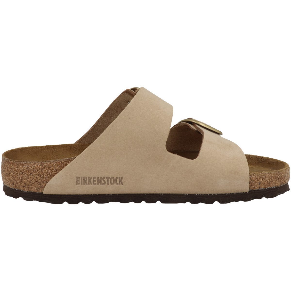 Birkenstock Arizona Big Buckle Nubukleder schmal Damen Sandale Hausschuhe, Sandaletten, Mules, Pantoffeln, Slipper