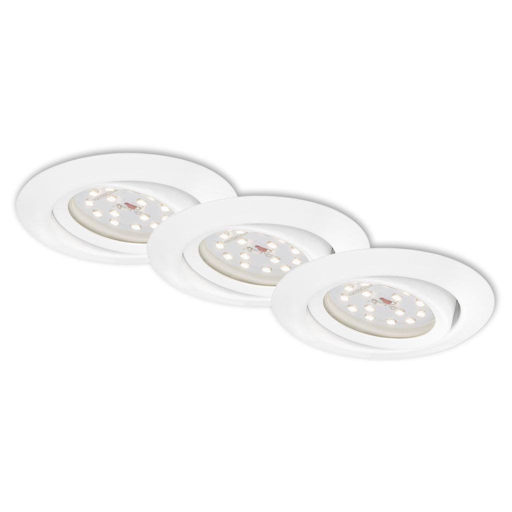Briloner Leuchten LED Einbaustrahler 7172036, Dimmfunktion, LED fest integriert, 2700K - Extra-Warmweiß