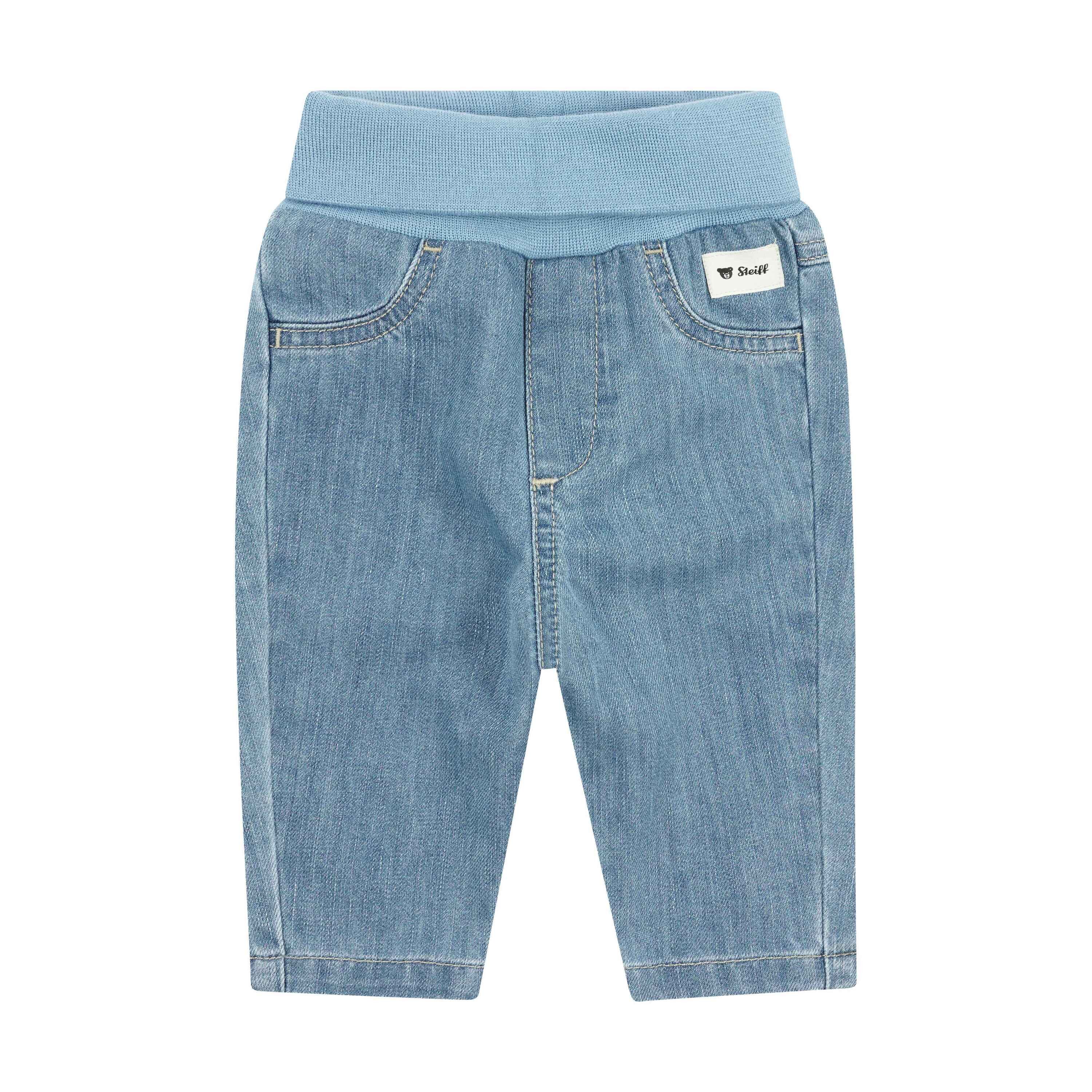 Steiff Regular-fit-Jeans Jeanshose Dinosaur, Softbund