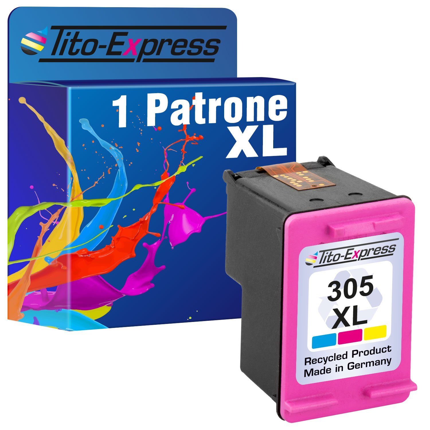 Tito-Express ersetzt für HP 305 XL HP 305XL HP305XL Color Tintenpatrone (für Envy 6000 6032 6020 6022 6055 Pro 6400 DeskJet 2700 2710 2720 2722)