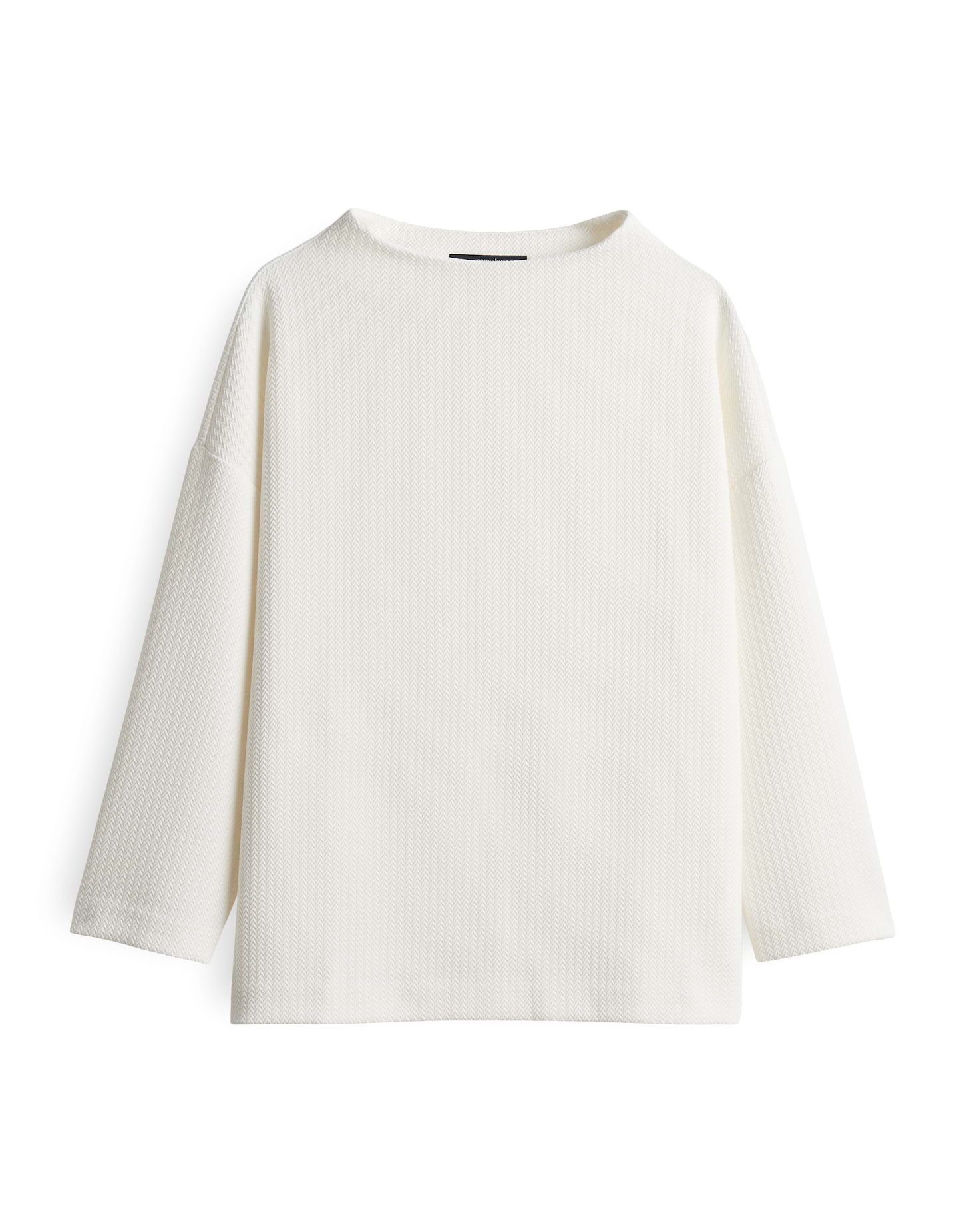 3/4-Arm-Shirt KELBY Regular mit Fischgratstruktur