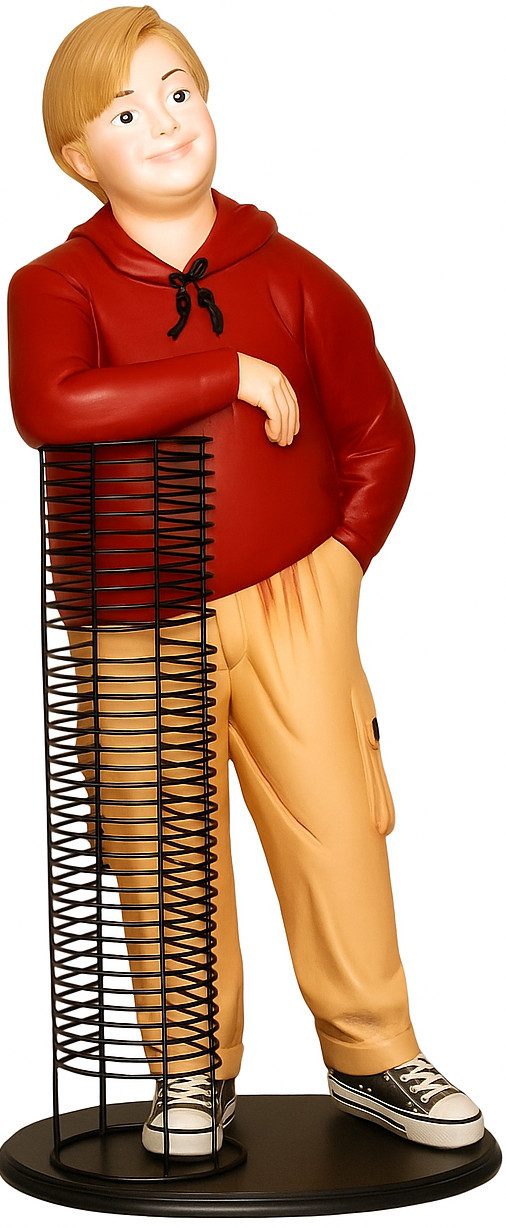 Xlmoebel CD-Regal Dekorativer CD DVD Ständer in Form einer Figur oder Statue für die, Hergestellt in Europa