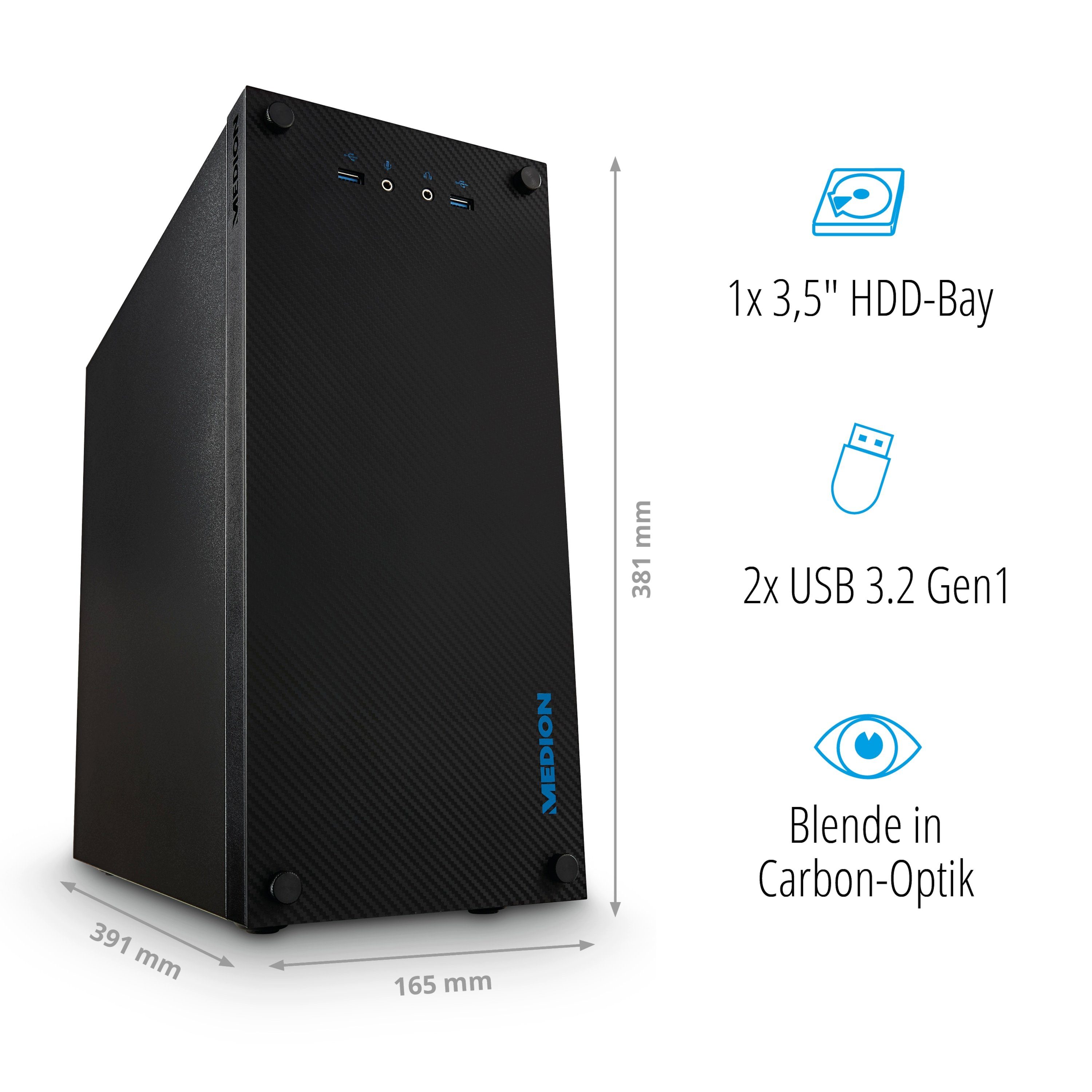 Medion® P67086 Multimedia Geforce i5 Core RAM, 11 Nvidia Home, SSD, GB Windows (Intel MD35406) 1650, 512 GTX GB 16 13400, PC