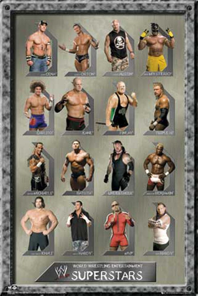 Poster Wrestling - Poster - WWE günstig online kaufen