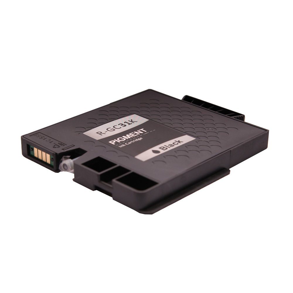 ABC Tintenpatrone (Kompatible Druckerpatrone für Ricoh Gc31K Schwarz Aficio GX-E2600, ABC)