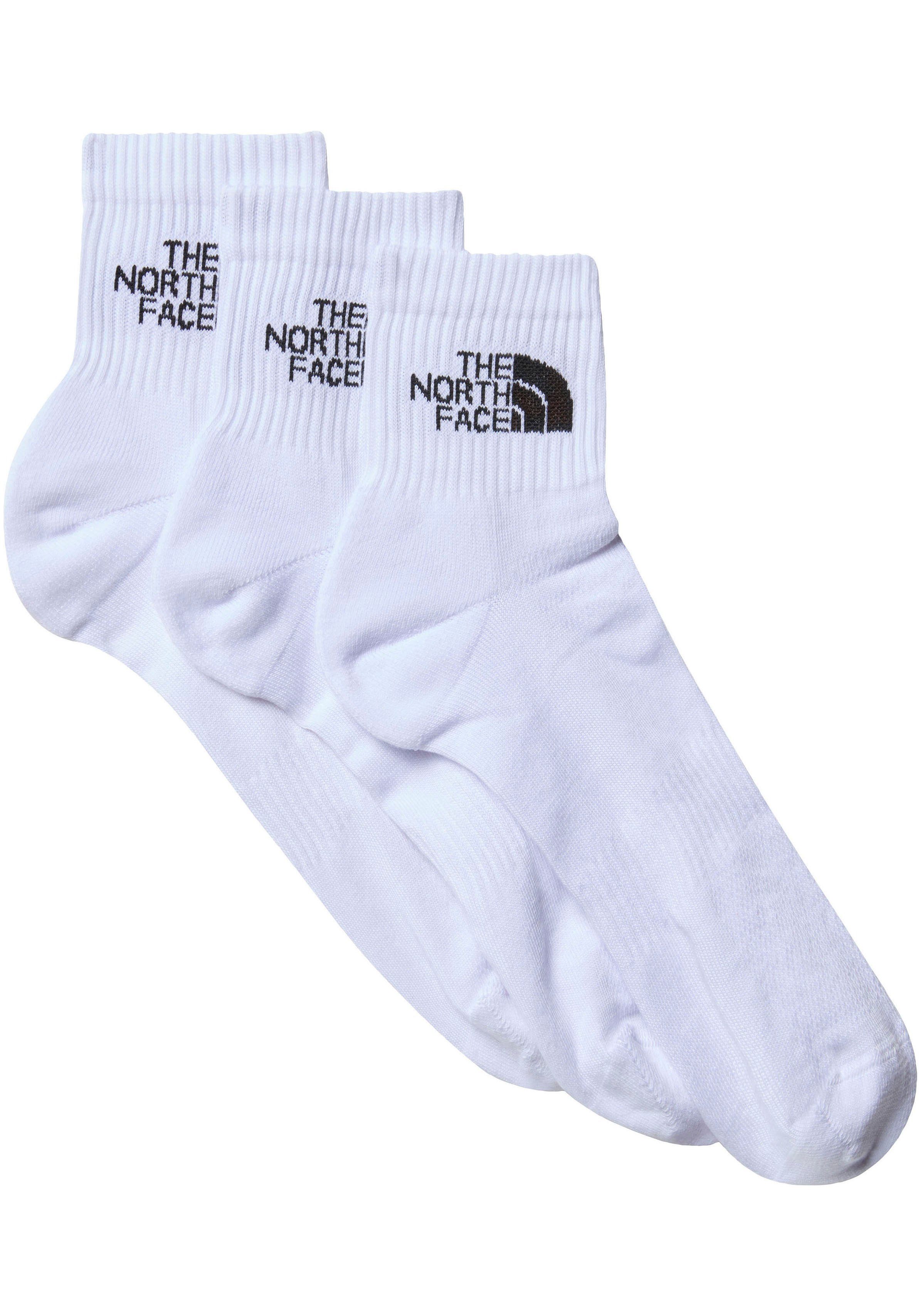 The North Face Спортивні шкарпетки MULTI SPORT CUSH QUARTER SOCK 3P (Packung, 3-Paar)