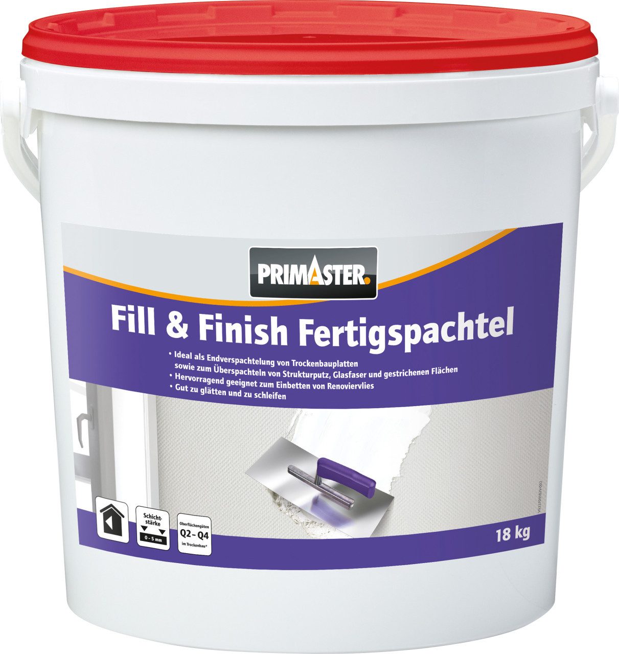 Primaster Fertigspachtel Primaster Fertigspachtel Fill & Finish 18 kg